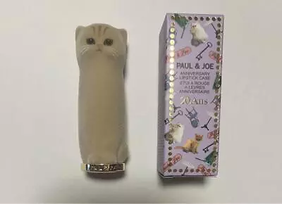 PAUL & JOE BEAUTE 20th Anniversary Lipstick Case 002 Gipsy Kitty Cat NIB Used FS • $94.41