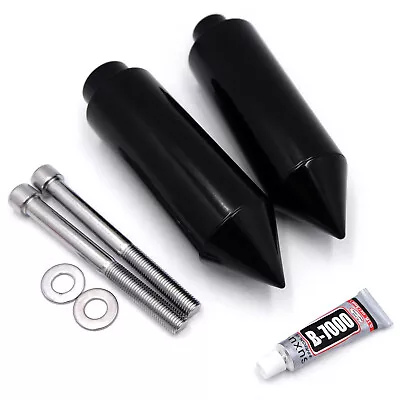 Crash Protector For 96-07 Honda CBR 600 F4 F4i Black Extended Spike Frame Slider • $25