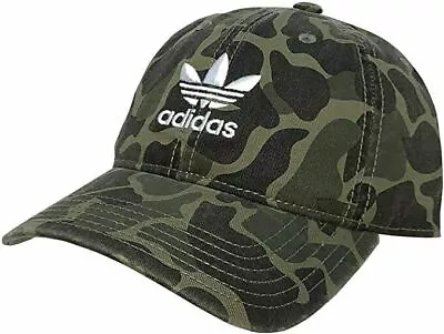 Adidas Originals Women's Relaxed Fit Adjustable Strapback Cap CAMO NEW AUTHENTIC • £24.08