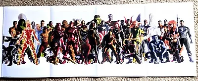 Alex Ross Timeless Covers Heroes Trifold  Poster  42  X 16  Avengers X- Men Hulk • $19.99