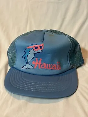 Vintage 80s Hawaii Trucker Hat Cap SnapBack • $7.99
