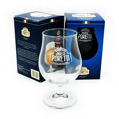 £12.95 • Buy 2 X Birrificio Angelo Poretti Half Pint Goblet Glass Brand New Boxed Man Cave