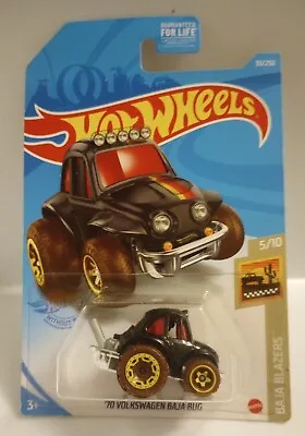 Hot Wheels - '70 Volkswagen Baja Bug Black Variant-  #33 Dollar General  • $9.99