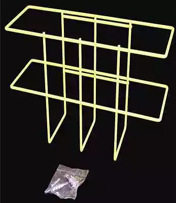 Yellow MSDS 4   Binder Rack Wall Mountable RTK Holder • $28