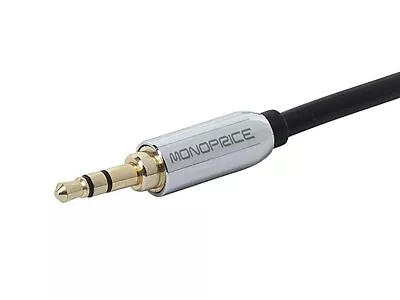 Monoprice 6ft 3.5mm Stereo Male To RCA Stereo Male (Gold Plated) - Black • $6.48