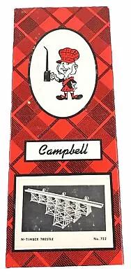 Campbell Scale Models N Scale Kit #752 Tall Timber Trestle NOS 1:160 • $31.99