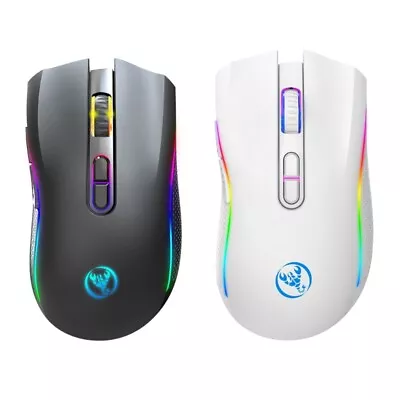 1PC Gaming Mouse With Colors Backlit Electronics Accessories 2.4G • £15.77