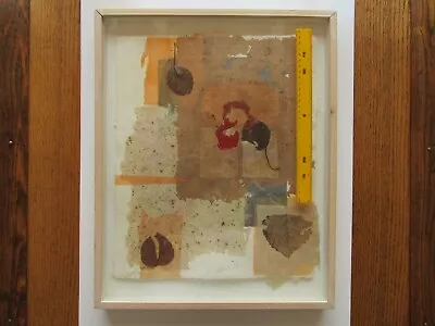 Wonderful Collage/Painting New Mexico Modernist Robert Hooton 1917-2009 • $110