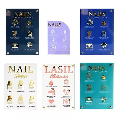 Nail Color Display Board Portable False Nail Tip Showing Holder Nail Display • $16.34