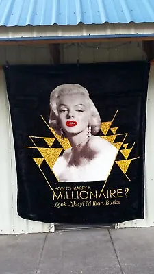 Marilyn Monroe How To Marry A Millionaire Queen Size Blanket • $62.76