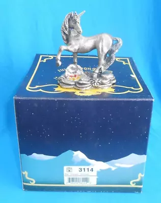 Myth And Magic - CRYSTAL UNICORN - Tudor Mint - BOXED FIGURE • £14.99