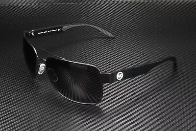 MICHAEL KORS Malcom MK1094 120287 Mt Black Dk Grey Solid 65 Mm Men's Sunglasses • $71.99
