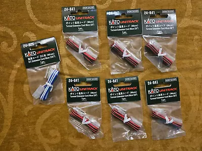 Kato 24-841 Turnout Extension Cord (90cm/35 )  - N Scale 6 Packs And 24-825 LOT • $37.50