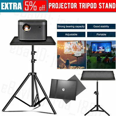 $19.99 • Buy Laptop Projector Tripod Stand Adjustable Floor Laptop Stand Holder With Tray AU
