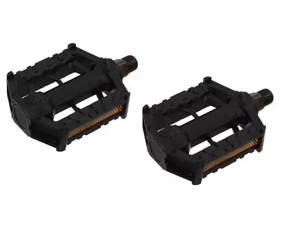 M.T.B BIKE Pedals 607 9/16  Black Bicycle Pedals. • $7.49
