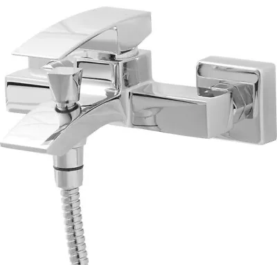 Shower Mixer Tap Hopa Chrome Wall Mounted Ceramic Bathroom Shower Tap • £24.95