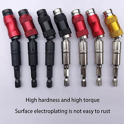 1/4  Hex Magnetic Ring Screwdriver Bits Drill Extension Rod Quick Change Holder  • $8.72