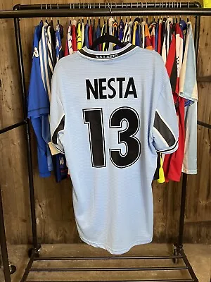 Lazio 1998-2000 Alessandro Nesta #13 XL Puma Football Shirt • £225