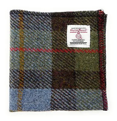 Harris Tweed Handmade Pocket Square Handkerchief • £12.50