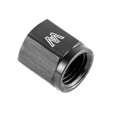 4AN Female Flare Fitting Cap Block Off Nut Aluminum For Fuel Systems Black • $5.99