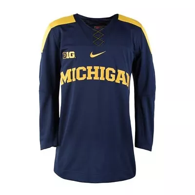 Nike Michigan Wolverines Hockey Jersey Large New. • $130