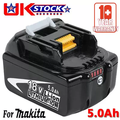 For Makita BL1850B 18V 5.0Ah Li-ion Battery BL1860 C/w Charge Level Indicator UK • £17.89