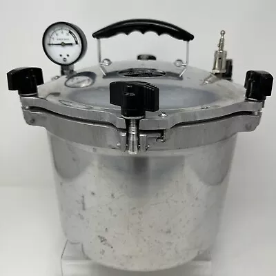 All American Cast Aluminum 910 1/2 Pressure Cooker Canner Strainer Tested Works • $174.99