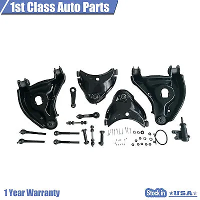 15PCS Front Control Arms Tie Rods Suspension Kit For 1993-2000 Chevrolet C2500 • $209.99