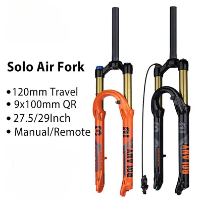 Mountain Bike Air Fork 27.5/29inch 120mm Travel Oil Air Suspension Bicycle Fork • $183.96