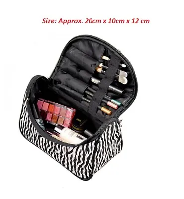 £4.87 • Buy Large Women Cosmetic Make Up Travel Box Toiletry Bag Case Wash Holder Handbag Uk