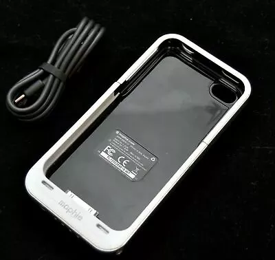 CRACKED Works Mophie Juice Pack Air IPhone 4/4S Rechargeable Battery Case WHITE • $4.70