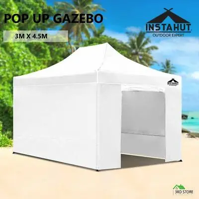 $211.50 • Buy Instahut Gazebo Pop Up Marquee 3x4.5 Outdoor Folding Wedding Tent Canopy