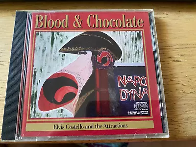 Blood  Chocolate - Audio CD By Elvis Costello - VERY GOOD • $6.95