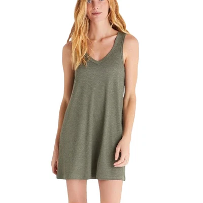 $49 • Buy Z Supply Rib Hacci Vagabond Knit Tank Mini Dress Summer Fashion Forest Green