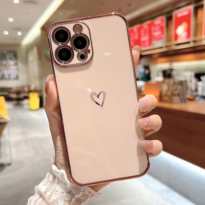 $6.99 • Buy Girly Heart Case For IPhone 14 13 12 11 Pro Max XR 8 7 Plus SE X XS MAX Mini