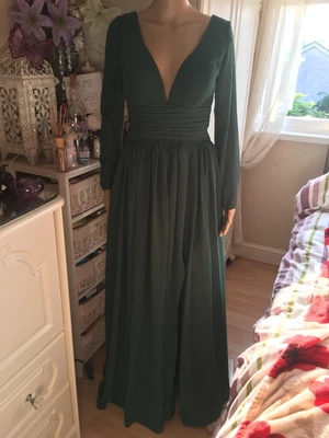 £49.99 • Buy Prom/special Occasion Dress Size 10 Bespoke Emerald Green,bnwot,fully Lined