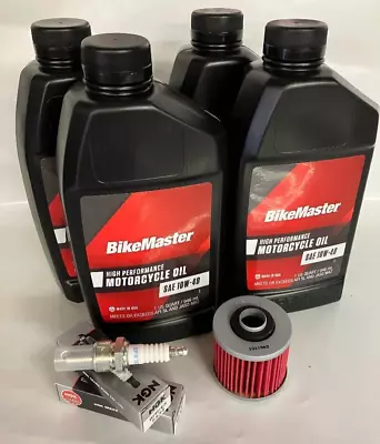 Yamaha V Star 1100 Classic Custom Virago 500 700 750 Oil Change Tune Up Kit NGK • $56.95