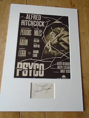 Janet Leigh Psycho Genuine Signed Authentic Autograph - UACC / AFTAL. • £74.99