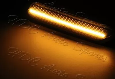 For 12-15 BMW F30 F31 Amber LED Strip Smoke Bumper Turn Signal Side Marker Light • $19.99