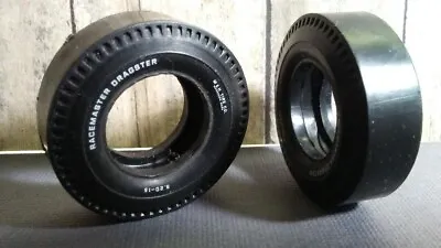 1/25 Model Car Tires - Set Of 2 M&H Racemaster Drag Slicks (8.20-15) - New • $6.95