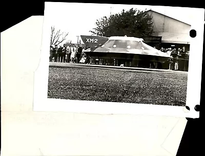 LD219 Original Photo FUNCTIONAL CURTAIN JET FLYING SAUCER Paul Moller Univ Calif • $20