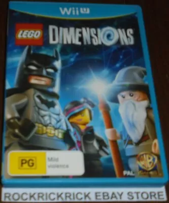 Nintendo Wii U Game Lego Dimensions Includes Manual Pal • $16