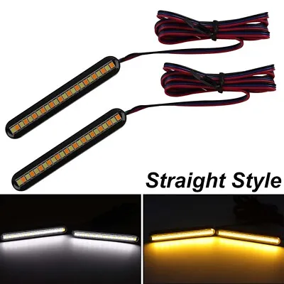 LED Motorcycle Running & Turn Signal Tail Light Strip For Motorcycle Snowmobile • $10.29