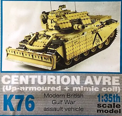 Accurate Armour 1/35 Centurion AVRE Up-Armoured + Manic Coil Gulf War Tank K76 • £124.99