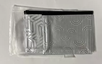 Set Of 2 Mary Kay Slide Zip Clear Cosmetic Travel Security Bag - New And Unused • $12.99