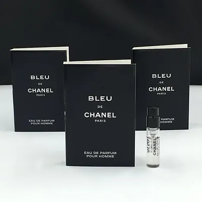 3 X Brand New Chanel Bleu De Chanel Eau De Parfum Pour Homme 1.5ml  • £8.99