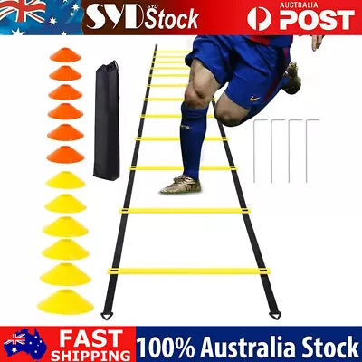 6M Speed Agility Ladder Fitness Training Ladder Soccer Sports Footwork Practise • $16.84