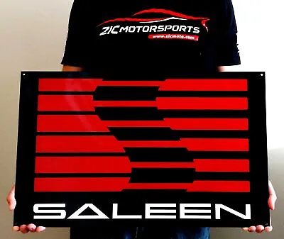 SALEEN Logo Rectangular Metal Sign - Large 24  X 15  • $74.95