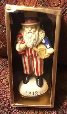 Christmas Reproductions Inc. Memories Of Santa 1912 Figure Ornament Vintage Used • $15