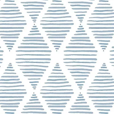 Blue And White Wallpaper Peel And Stick Modern Stripe Contact Paper Textured ... • $12.75